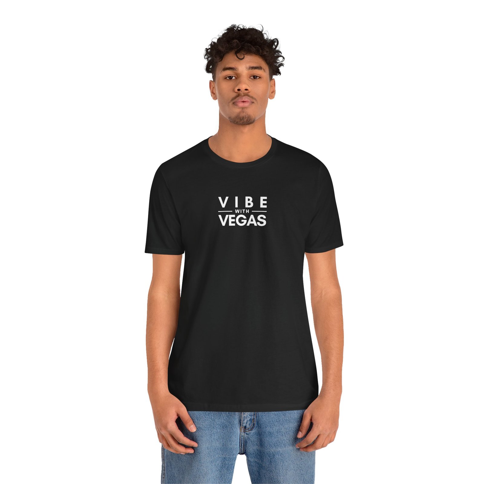 Vibe with Vegas Basic T Shirt - Image 3