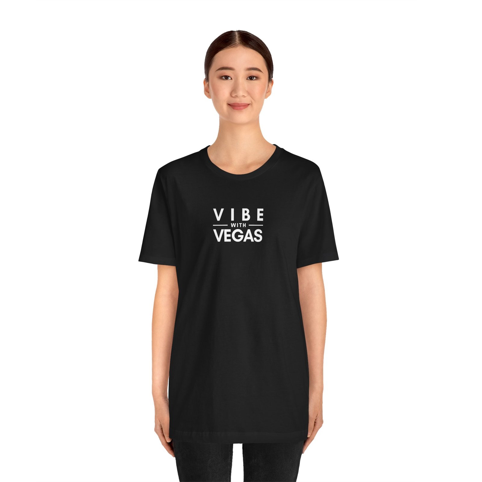 Vibe with Vegas Basic T Shirt - Image 4